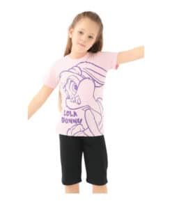 Kız Lola Bunny pijama takımı.