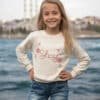 Kız çocuklarına özel sweatshirt.