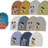 Mickey Mouse desenli rengarenk bebek şapkaları.