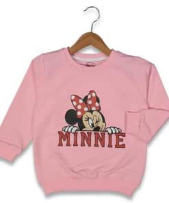 Kız Minnie Mouse sweatshirt’ü.