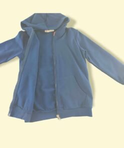 Alternative view of Kapüşonlu Uzun Kollu Lacivert Renk Erkek Çocuk Hırka