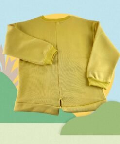 Alternative view of Kız Çocuk Pul İşlemeli Sweatshirt | 11 - 13 Yaş | Kalın Dokulu