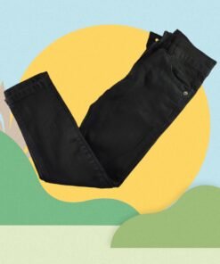 Alternative view of Kız Çocuk Siyah Kot Pantolon | 11 Yaş