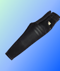 Alternative view of Kız Çocuk Siyah Kot Pantolon - Yüksel Bel Ve Esnek Kumaş - 2 - 7 Yaş - Dört Mevsim Kullanımı