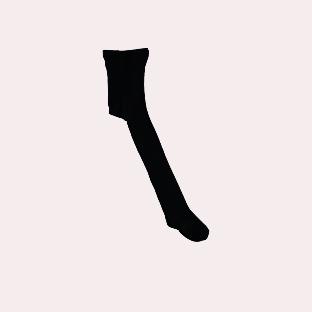 Termal Siyah Kız Çocuk Külotlu Çorap