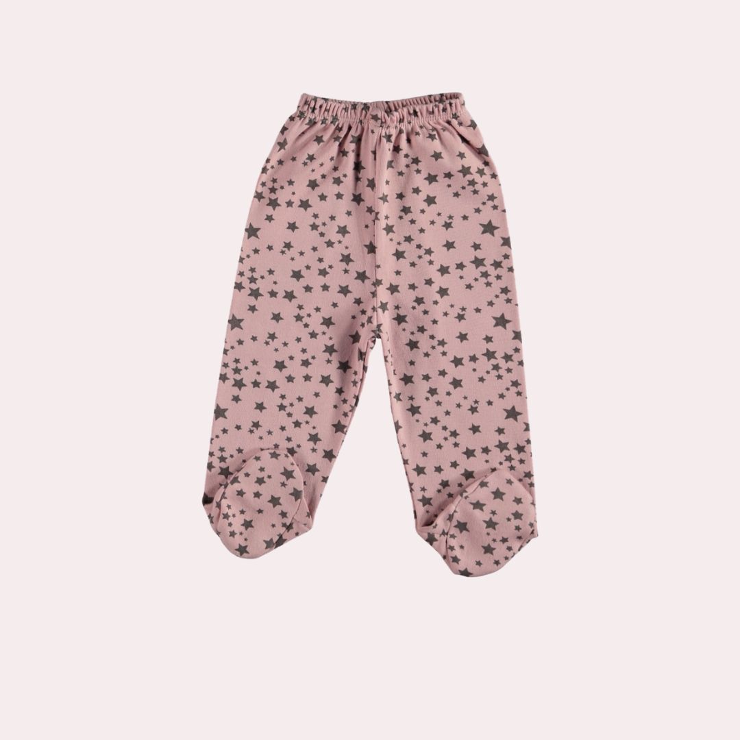 Kız Bebek Altı | Patikli | Pudra | 0 - 9 Ay - Görsel 2