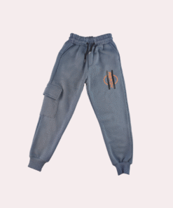 Alternative view of Erkek Çocuk Eşofman Altı | Lastikli Bel | Gri | 5 - 8 Yaş | Yandan Cepli