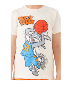Alternative view of Bugs Bunny Baskılı Erkek Çocuk Takım | Turuncu | 5 - 9 Yaş