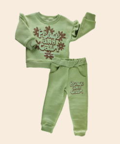 Alternative view of Kız Çocuk Yeşil 2'li Takım | Sweat Ve Alt | 2 - 5 Yaş | Yeşil