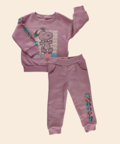 Alternative view of Kız Çocuk Mor Takımı | Uzun Kollu Sweat & Alt | 2 - 5 Yaş