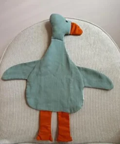 Müslin Kumaş Ördek Uyku Arkadaşı Unisex - Doğal Ve Rahat Bebek Uyku Oyuncakları