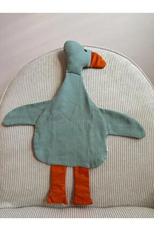 Müslin Kumaş Ördek Uyku Arkadaşı Unisex - Doğal Ve Rahat Bebek Uyku Oyuncakları