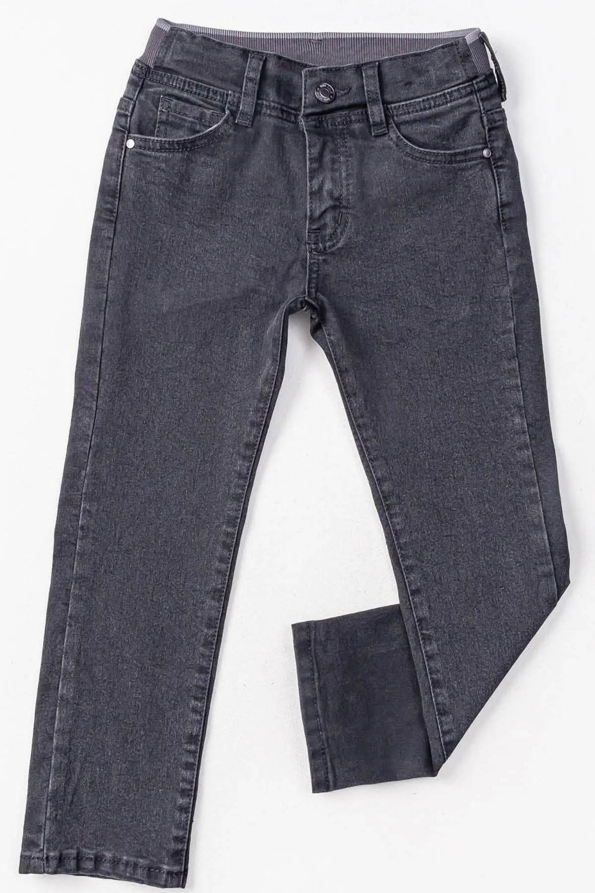 Erkek Çocuk Klasik Kot Pantolon - Şık Ve Rahat Çocuk Kotu - Robin Life - Görsel 2