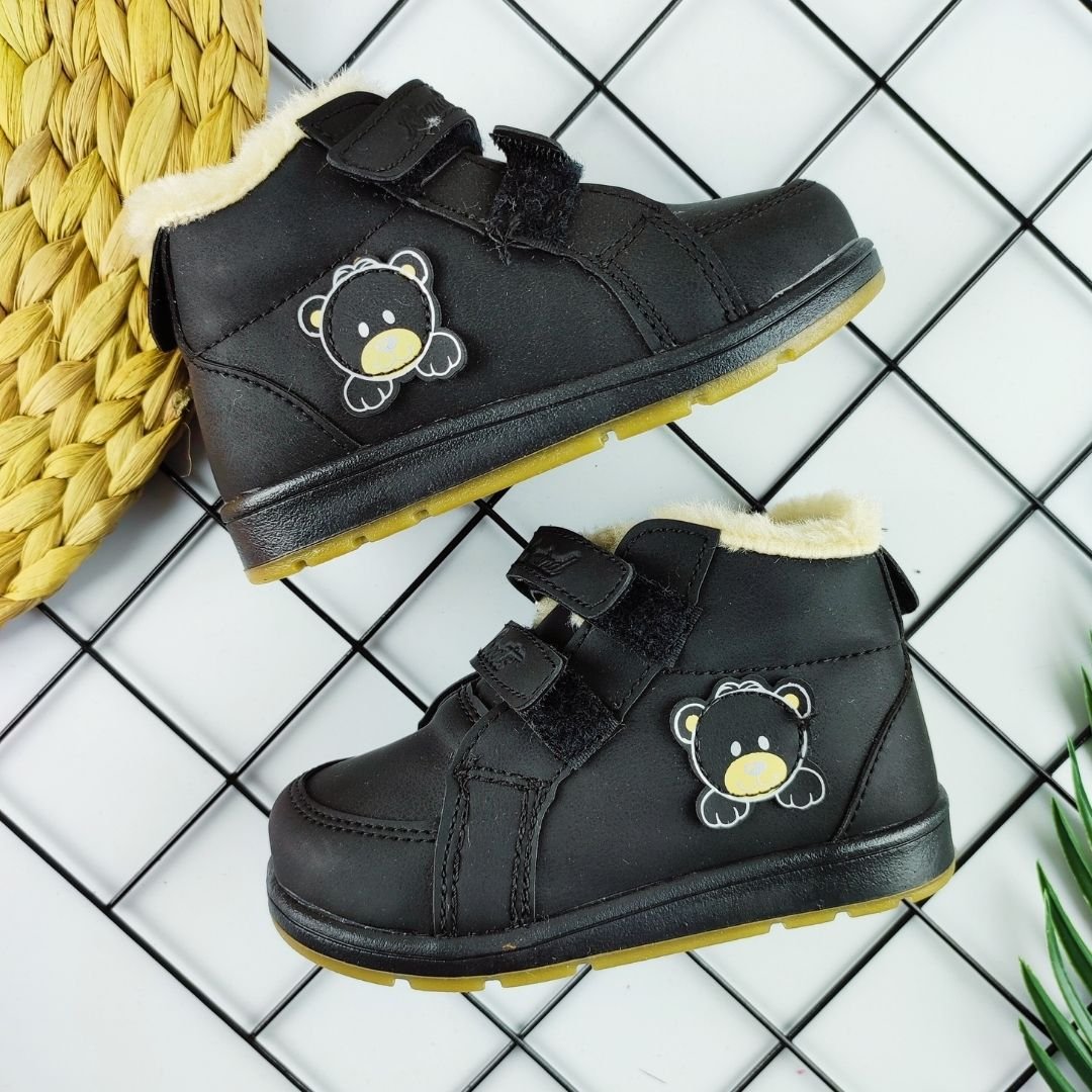 İçi Tüylü Detaylı Çocuk Bot - Su Geçirmez Ve Isıtıcı