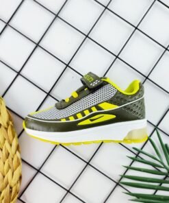 Çocuk Haki Yeşil Spor Ayakkabı - Konforlu Ve Şık Tasarım