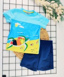 Alternative view of Kablumbağa Desenli Çocuk 2'li Eşofman Takımı - Erkek Çocuk Giyim Eşofman Takımı