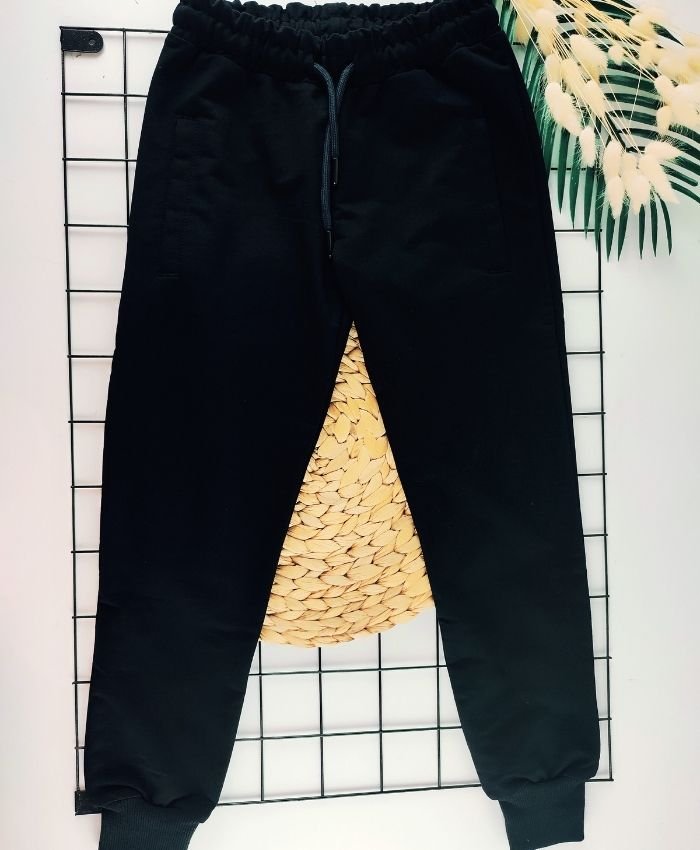 İpeks Kompak Ribana Paça Çocuk Eşofman Altı - Pamuk, Kaliteli Malzeme, Rahat Kesim - Görsel 3