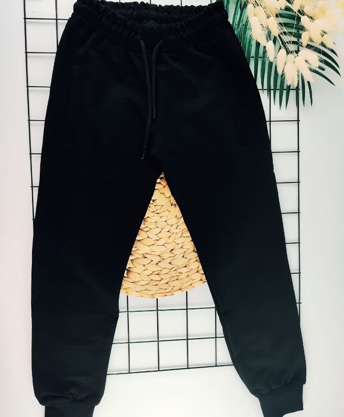 İpeks Kompak Ribana Paça Çocuk Eşofman Altı - Pamuk, Kaliteli Malzeme, Rahat Kesim - Görsel 5