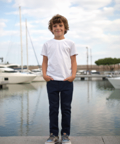 Erkek Çocuk Lacivert Keten Pantolon | 12 - 16 Yaş