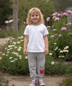 Kedi Desenli Kız Çocuk 3 Parça Eşofman Takımı - Gri Kedi Baskılı Çocuk Spor Kıyafeti Seti