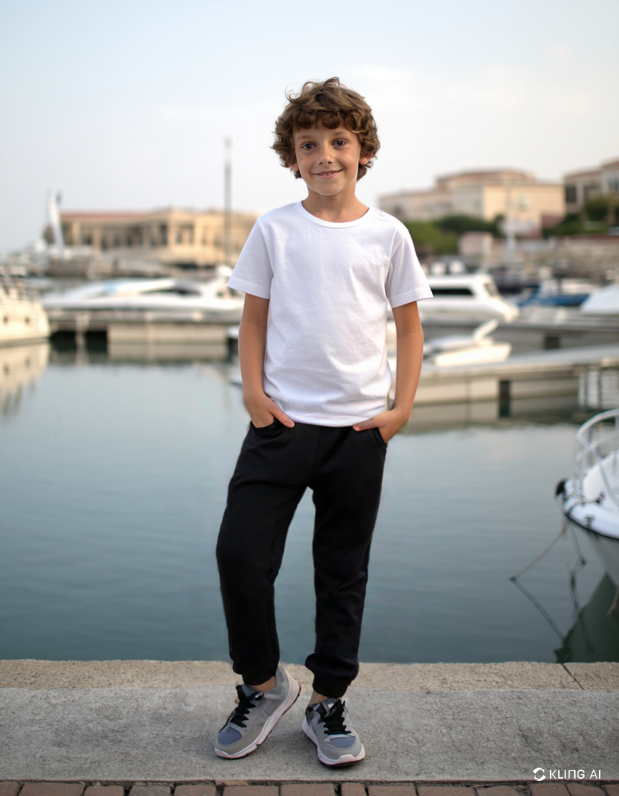 İpeks Kompak Ribana Paça Çocuk Eşofman Altı - Pamuk, Kaliteli Malzeme, Rahat Kesim - Görsel 2