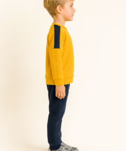 Alternative view of Erkek Çocuk Jump Hıgh Yazılı Iç Kısmı Şardonlu Bisiklet Yaka 2 Li Takım