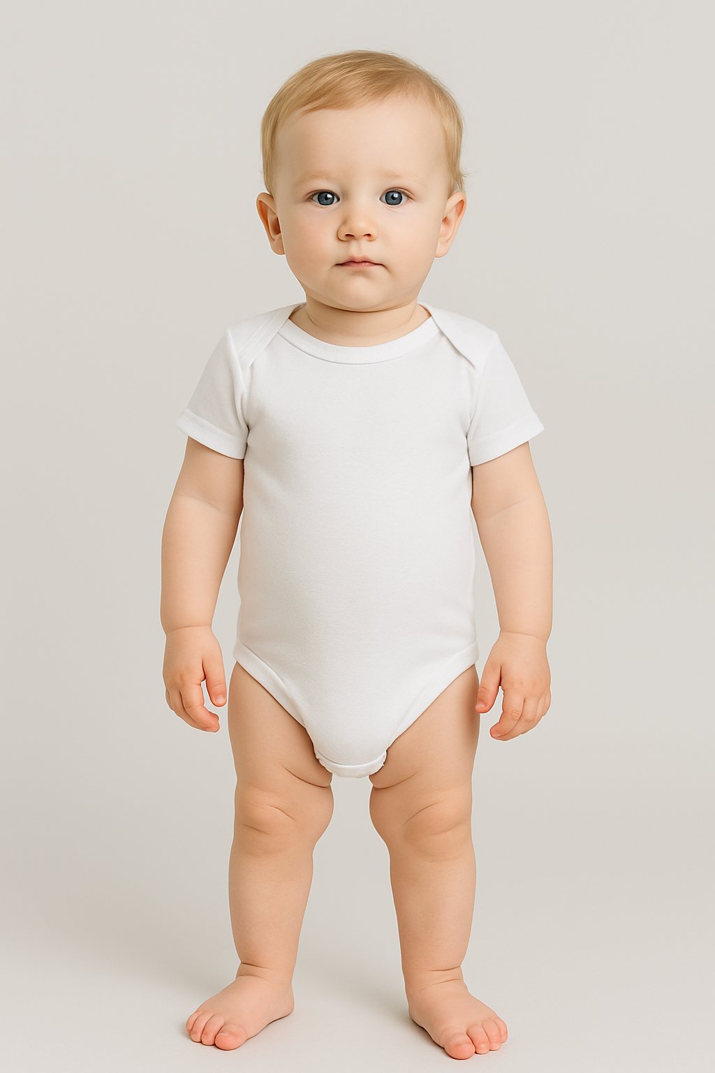 Unisex Jakar Desenli 2'li Yarım Kol Organik Bebek Body - Beyaz/ekru - 3 - 24 Ay - Görsel 2