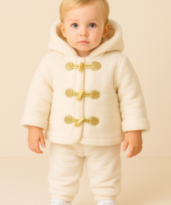 Kapşonlu Bebek Mont | Kız Bebek | 6 - 24 Ay | İçi Wellsoft